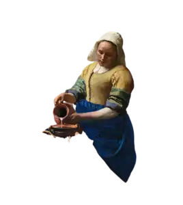 Cutout from The Milkmaid